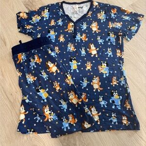 Little Sleepies women’s Bluey Pajama Set